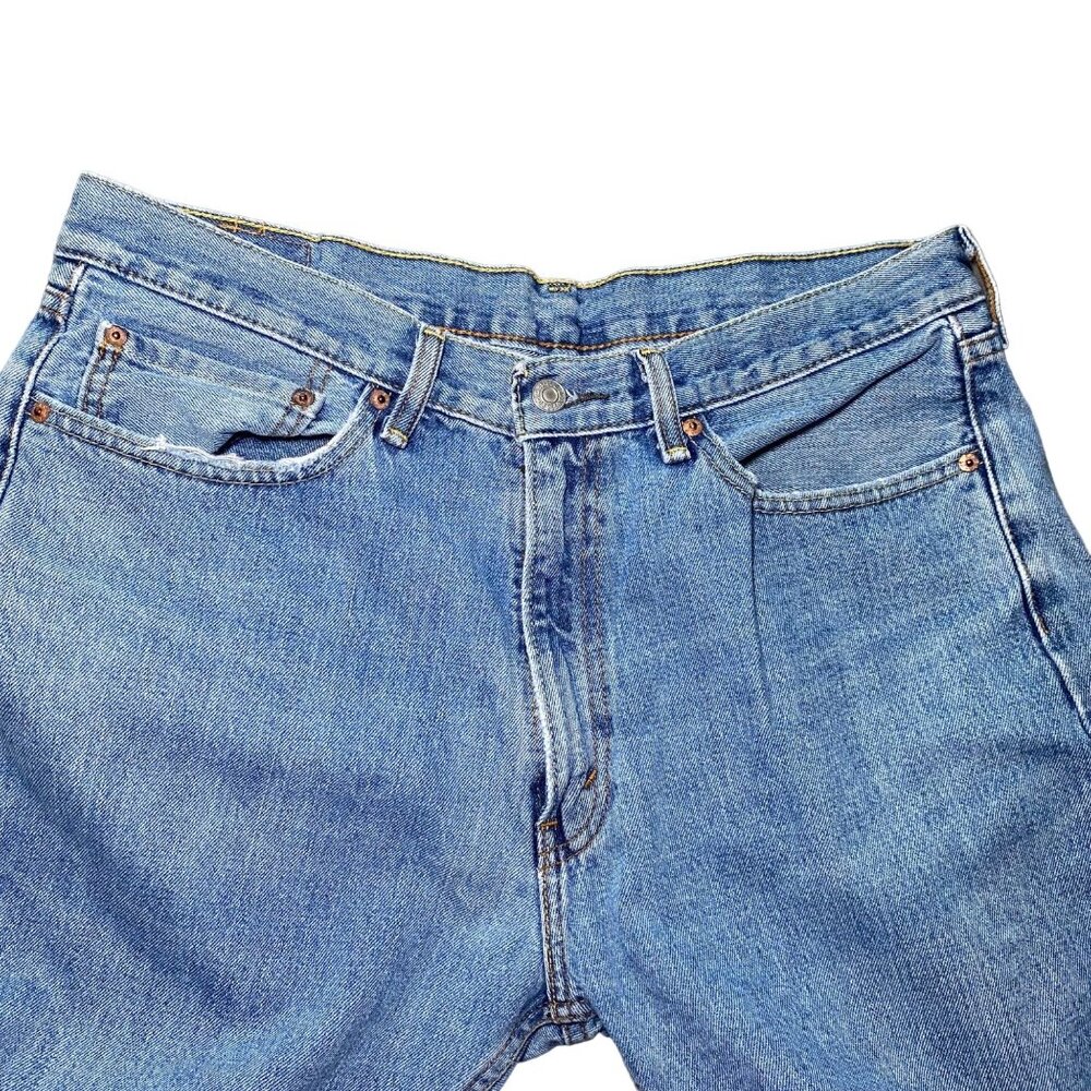 Vintage Y2K Levis 505 Mens Blue Denim Jeans Size 36X29 Western‎ Cowboy